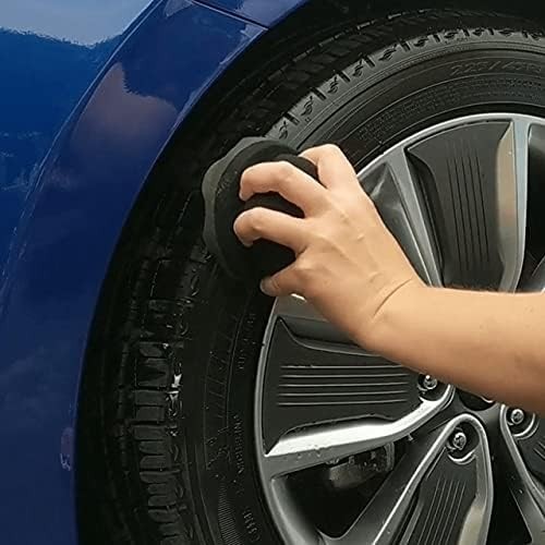 2 Pack Large Tire Dressing Applicator with Wave Pattern for Even Application