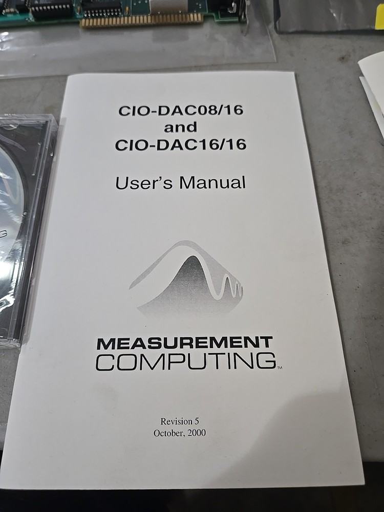 MEASUREMENT COMPUTING ANALOG BOARD CIO-DAC08/16