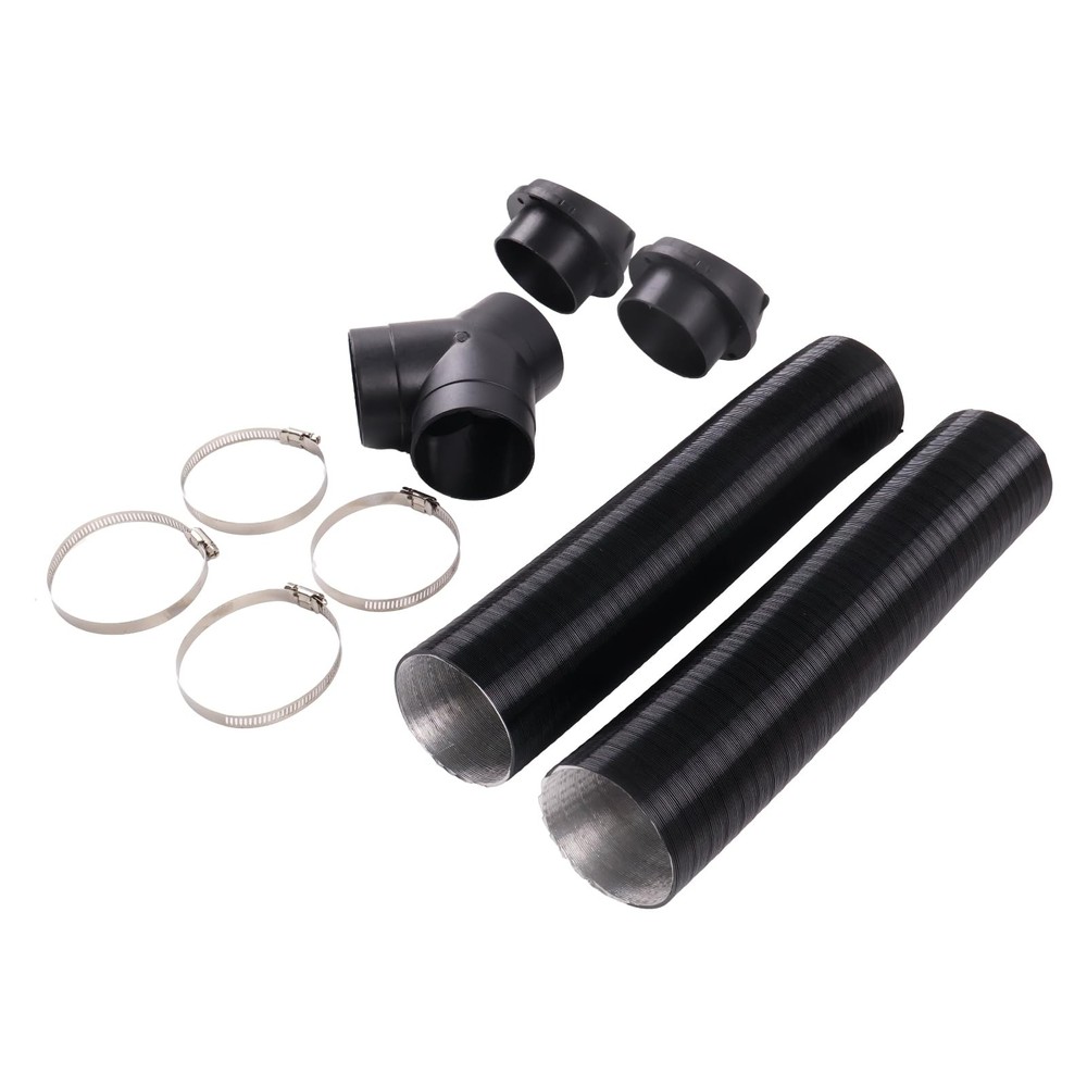 ZTUOAUMA 75mm 3'' Diesel Heater Air Duct Hose YBranch Connector Bulging Outle...