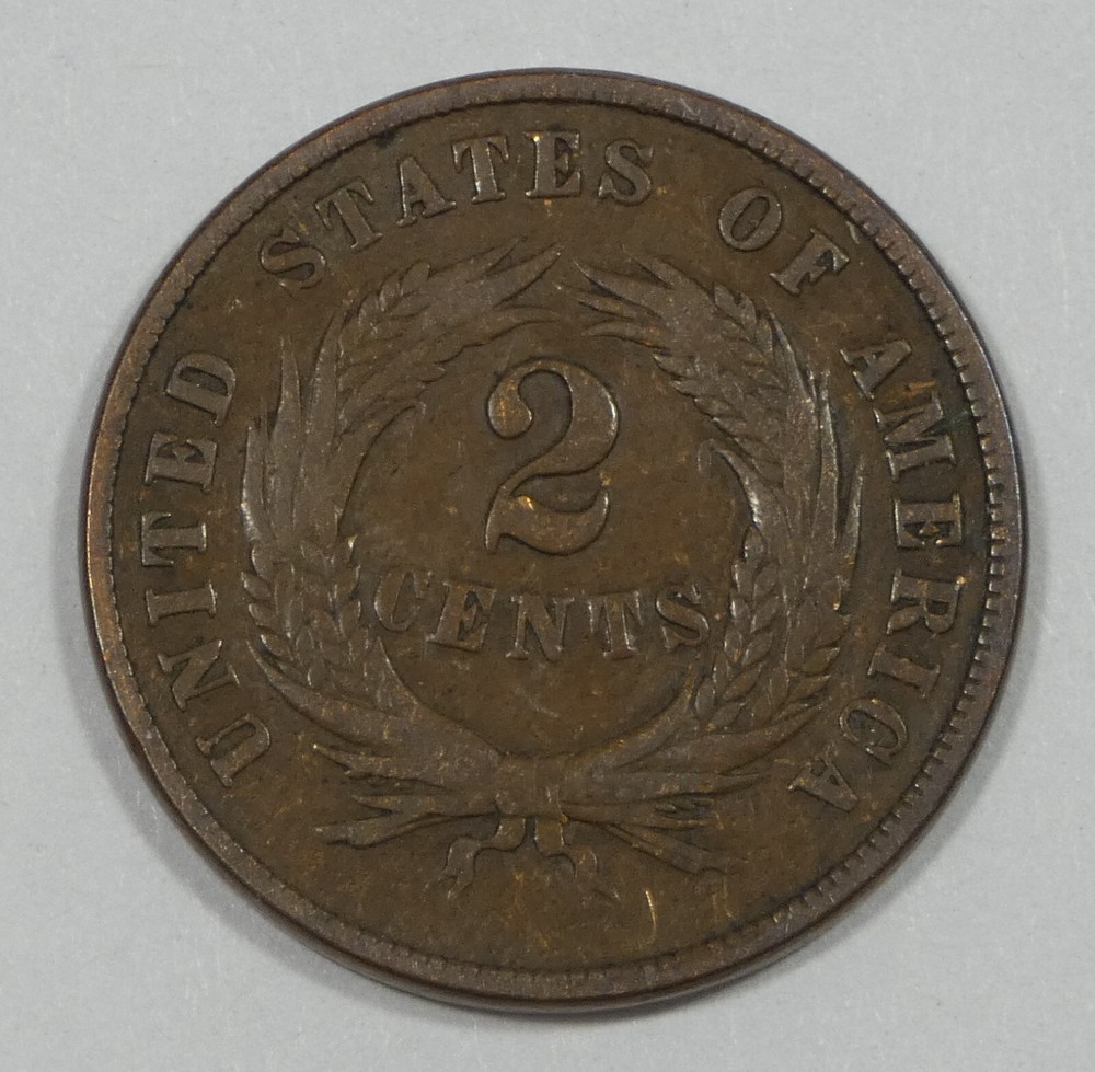 1869 Two-Cent Piece FINE 2-Cents