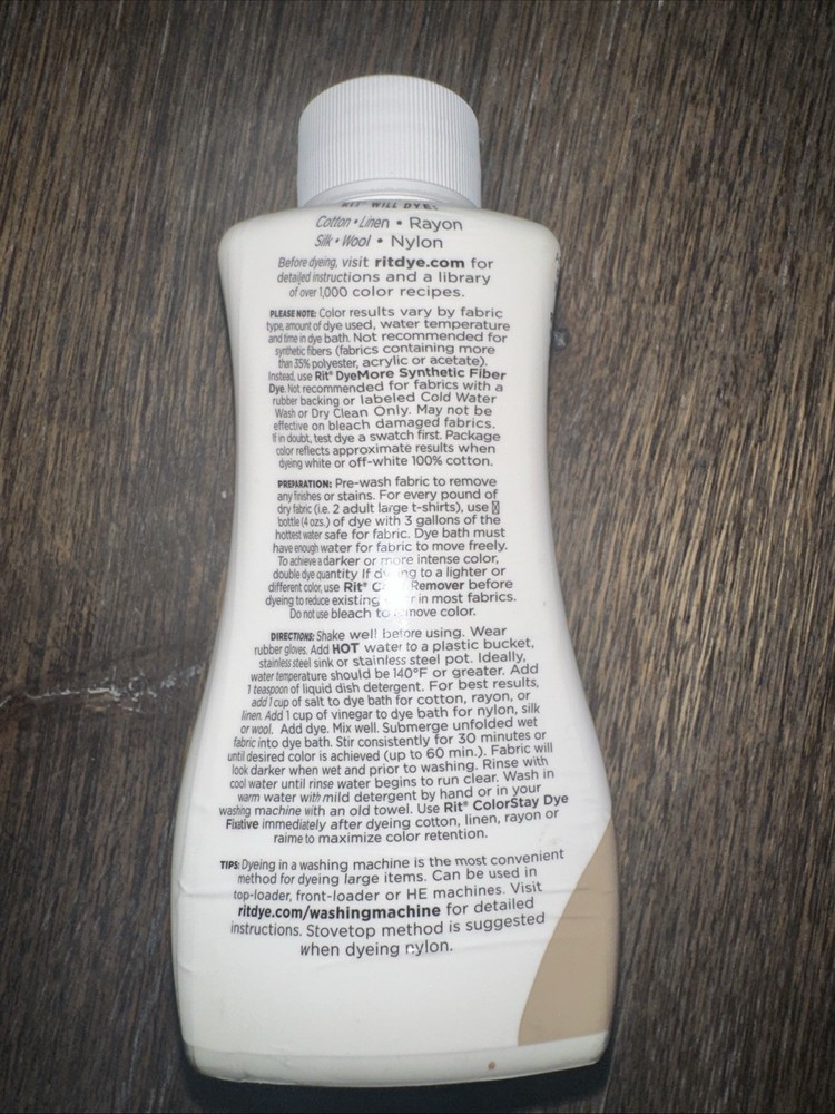 All-Purpose Liquid Dye, Tan