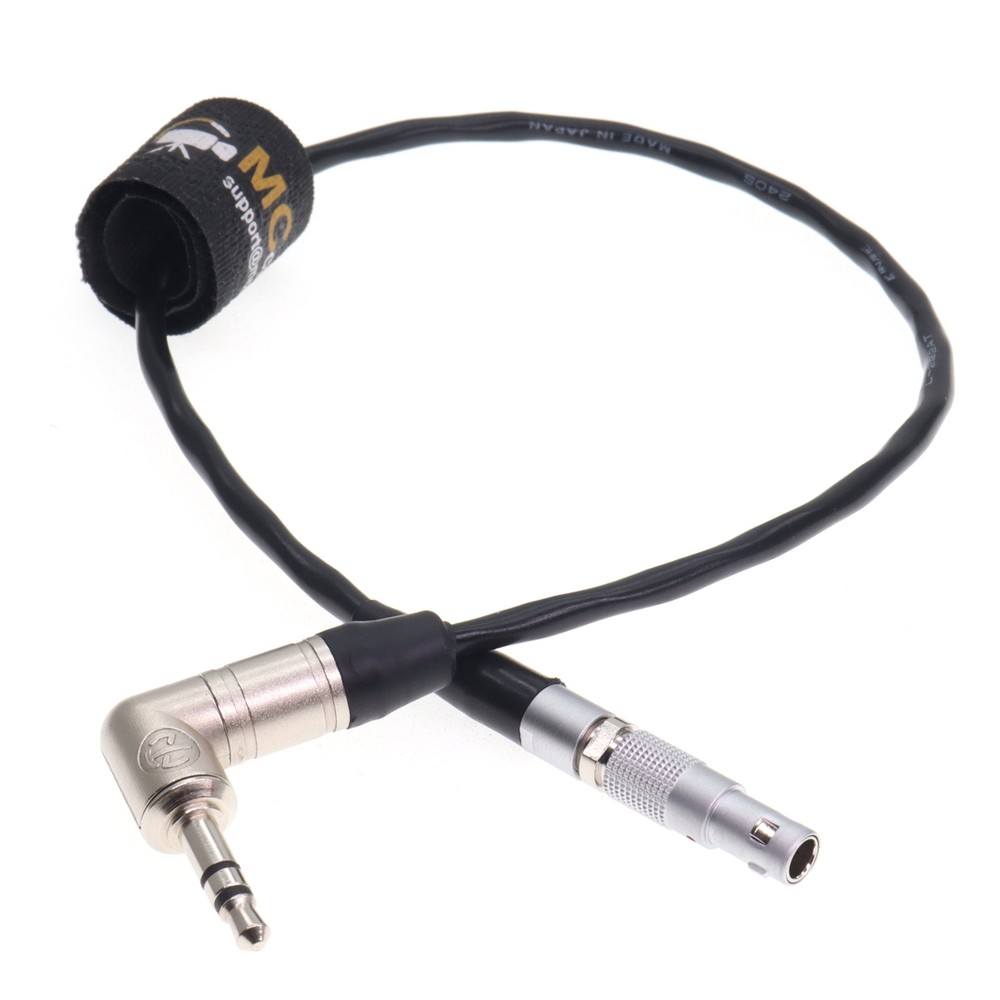 3.5mm TRS Jack to 4 Pin Tentacle Sync Timecode Cable for RED Epic Gemini Camera