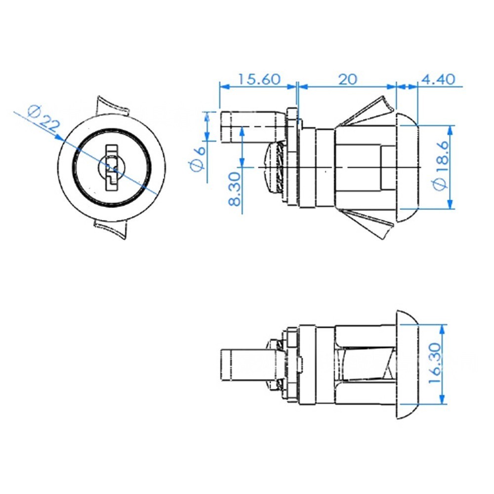 File Cabinet Security Lock with Easy Installation and Robust Materials