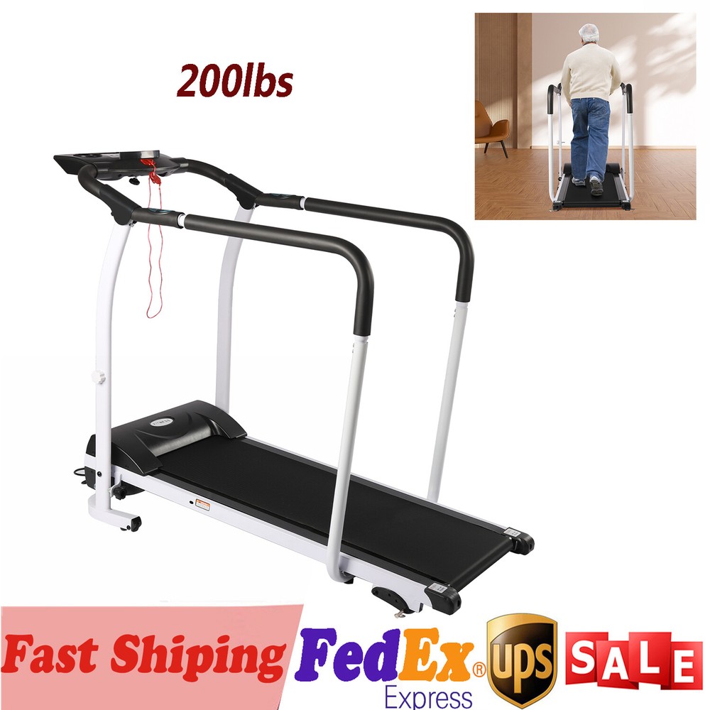 Multi-function Rehab Treadmill For Elderly, Indoor Exercise Machine 0.5-6Km/H US