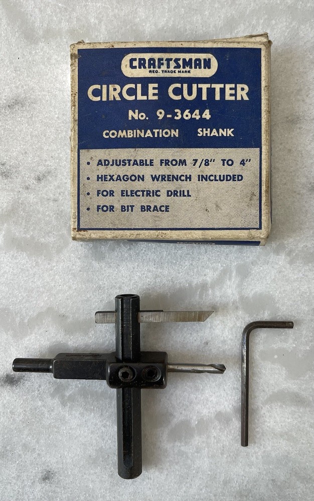 Craftsman Circle Cutter No 9-3644