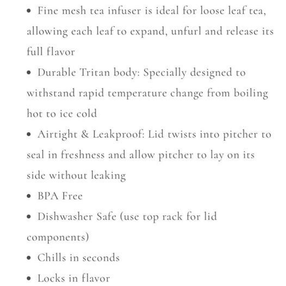 Takeya tea and cold brew coffee maker pitcher Flash Chill