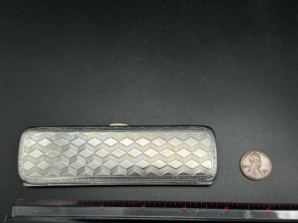 Vintage Germany 800 Silver Cigarette Case