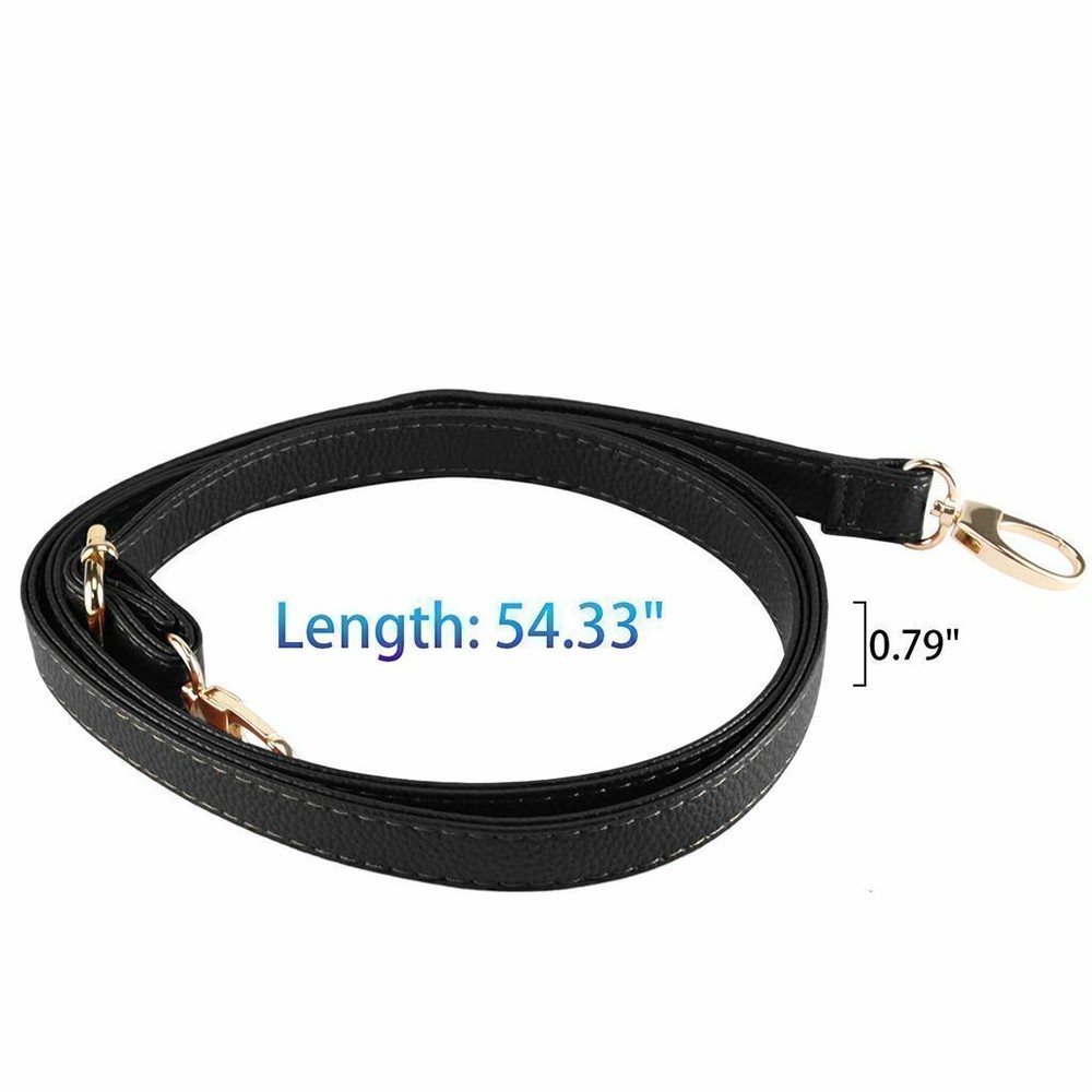 Adjustable Leather Shoulder Bag Belt Strap Crossbody Replacement Handbag Handle