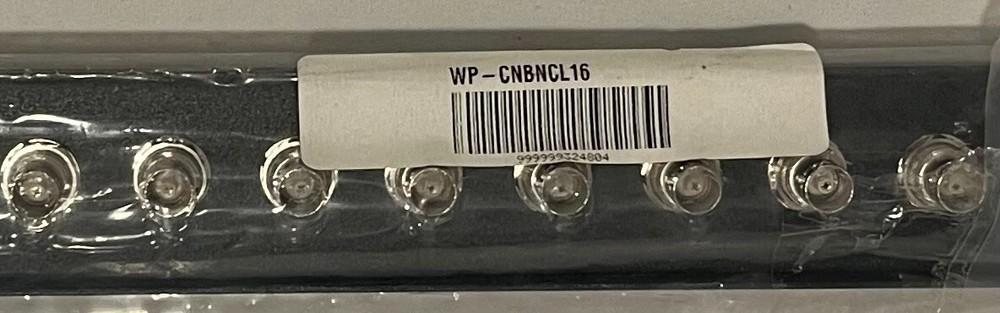 16 BNC Rackmount Panel