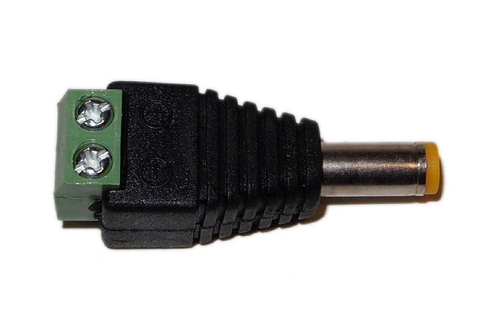 40 pcs DC Male Power Connector for CCTV Security Camera system
