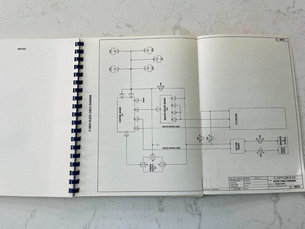 CLEOPATRA Solid State Instruction Manual - Gottlieb - 1977 + Warranty Cert.