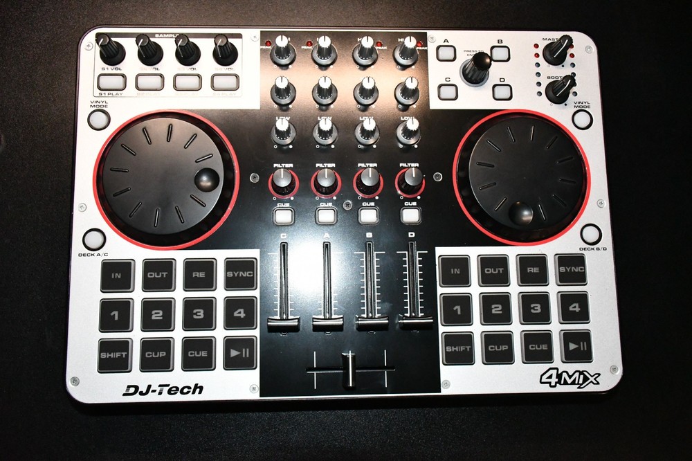 DJ-Tech 4-Mix DJ Controller - !!! Used, nice !!!