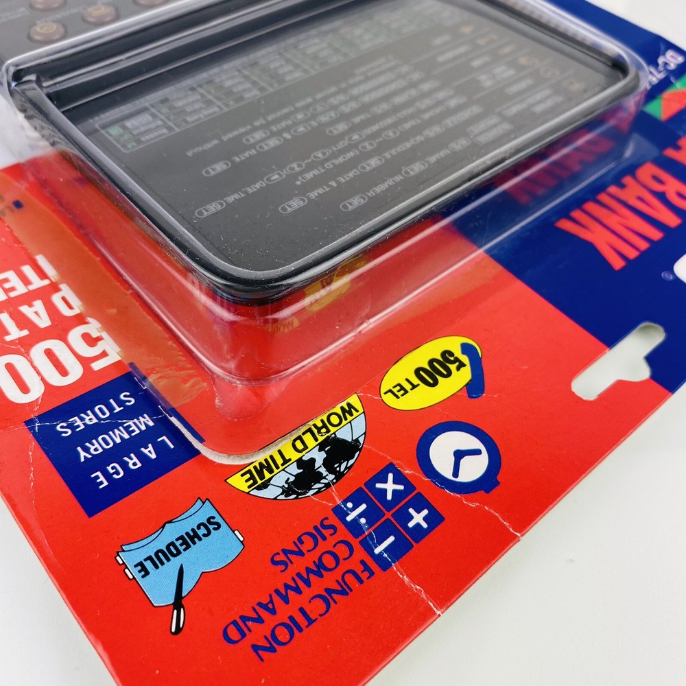 Vintage Casio 500 Data Items Electronic Data Bank DC-7500 NIP