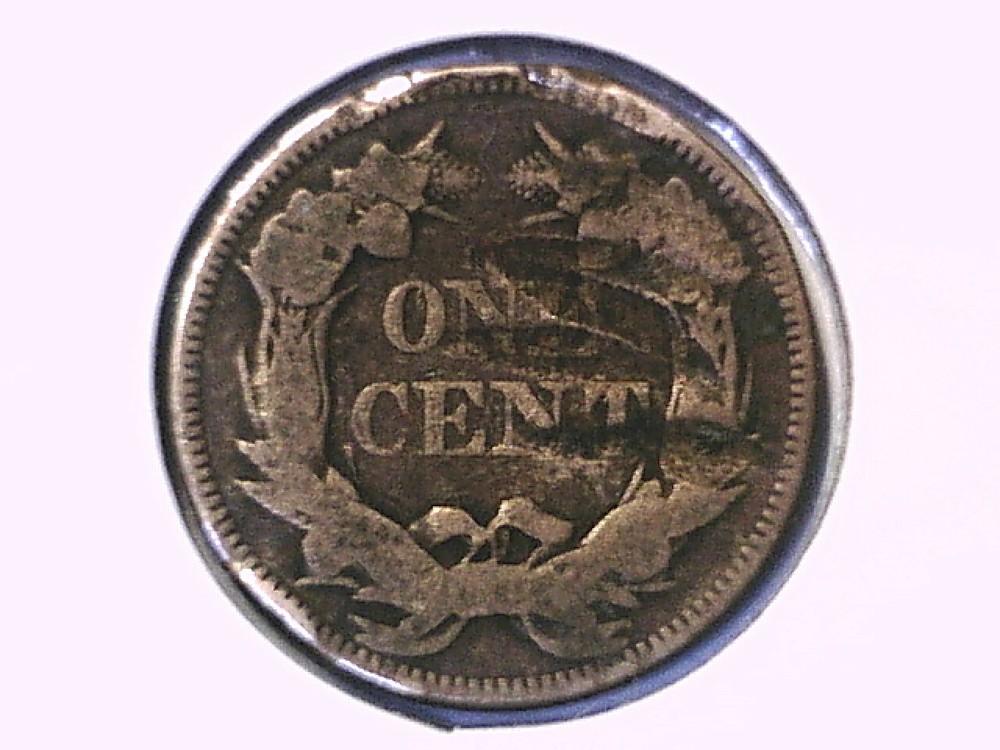 1857 Flying Eagle Cent Genuine Raw Ungraded 00768