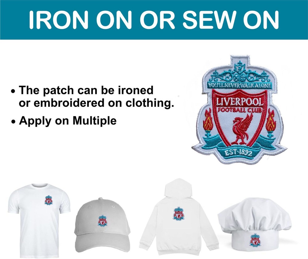 LFC Logo Iron On Patch - Sew Patch - Embroidered Patch