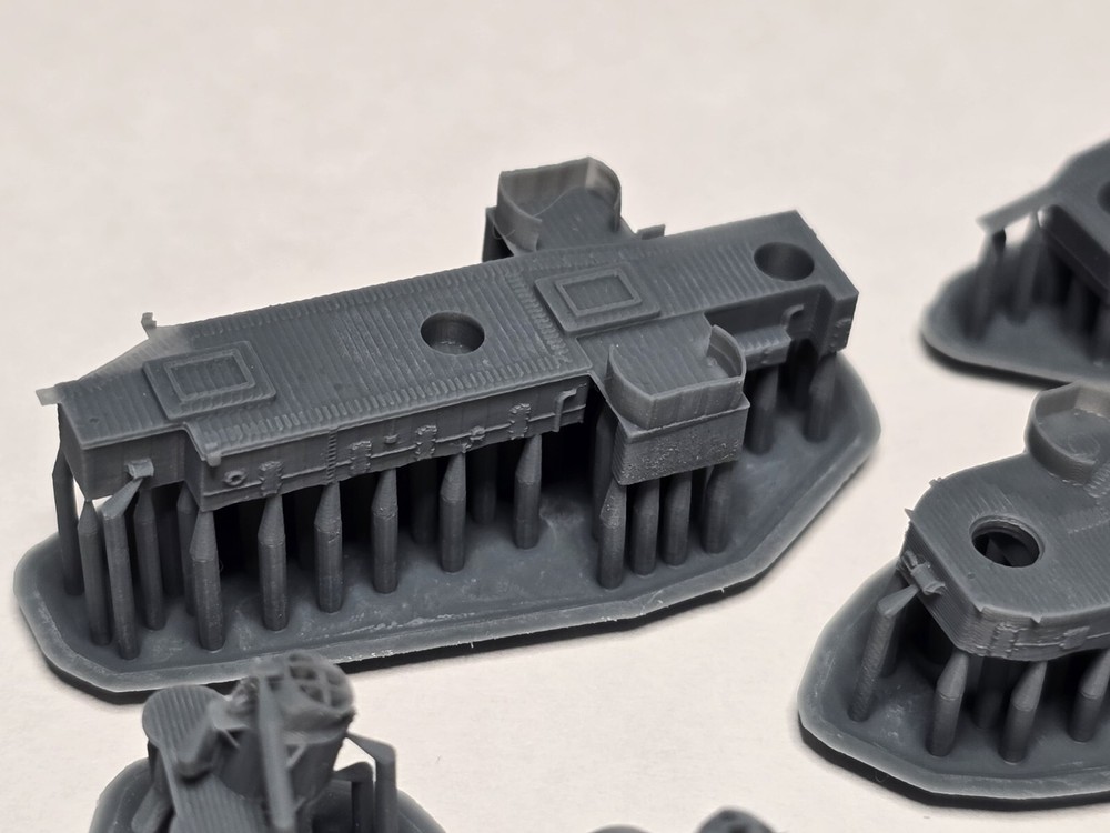 1/700 Fletcher Class Square Bridge Upgrade Set 3D Printed
