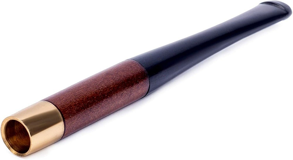 Dr. Watson - 3.9" Short Wooden Cigarette Holder, fits Regular Cigarettes