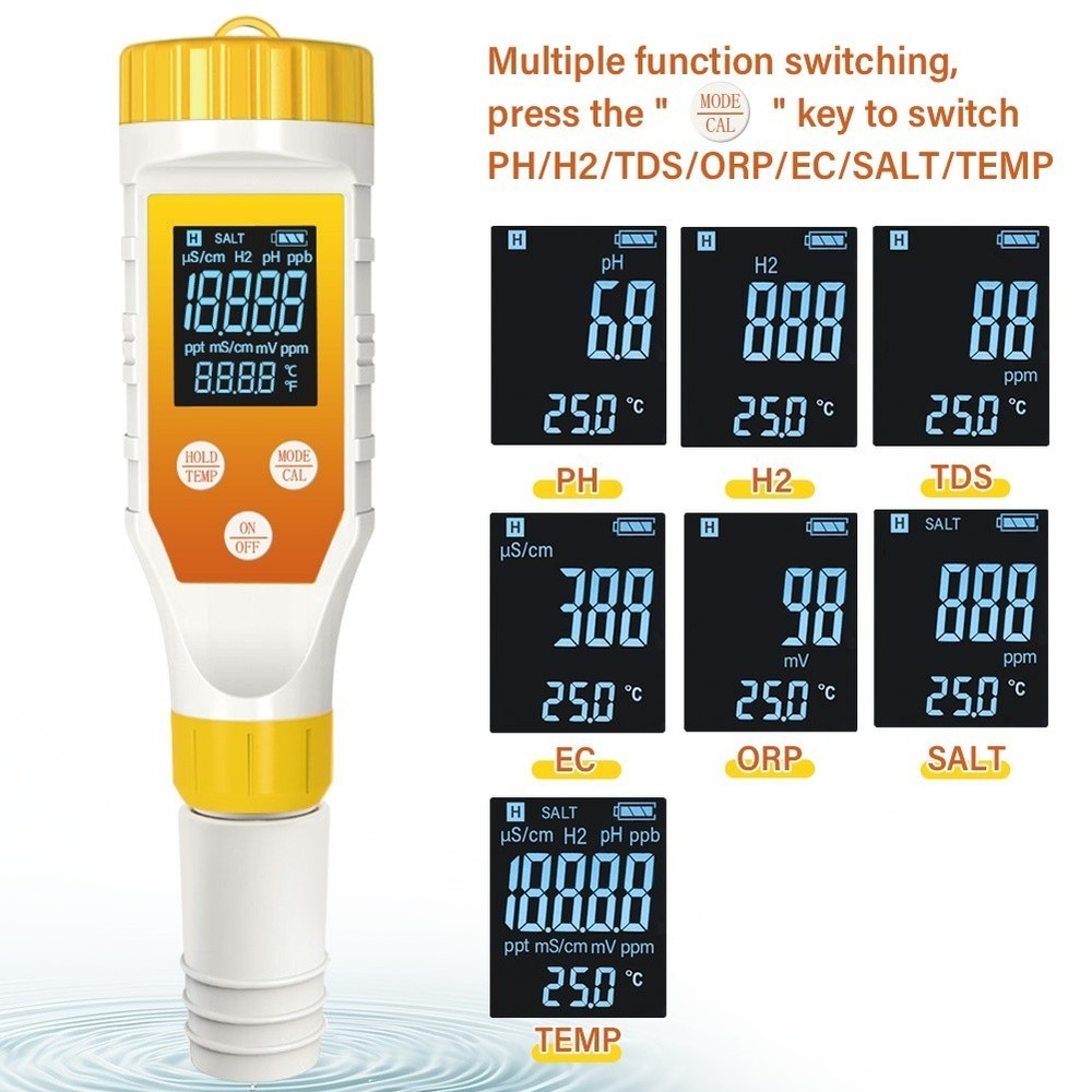 Hydrogen Water Tester Liquid Tester For Home Use Comprehensive Testing Device