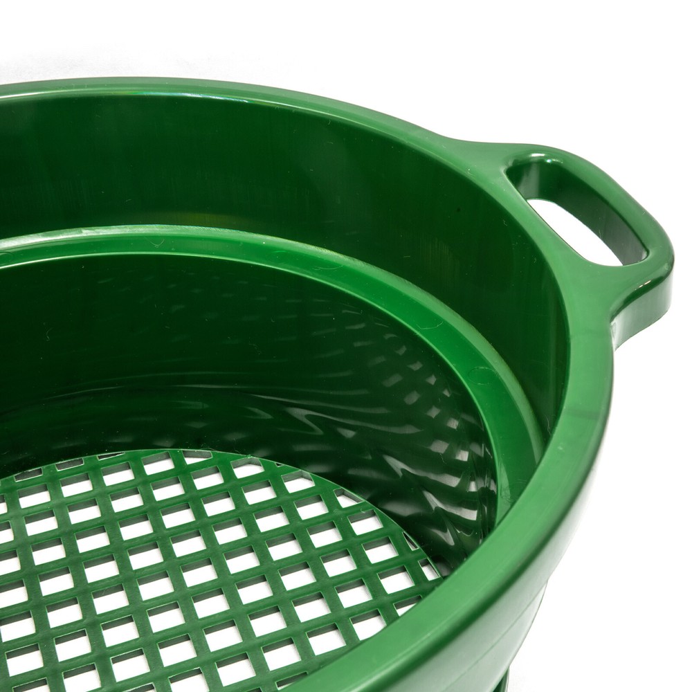 ASR Outdoor 1/2 Heavy Duty Gold Panning Stackable Plastic Sifting Screen