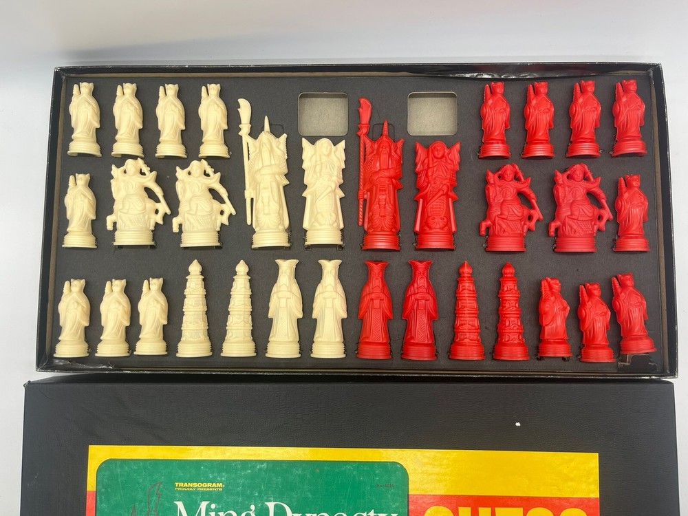 MING DYNASTY CHESS SET GAME 1970 COMPLETE BOXED TRANSOGRAM