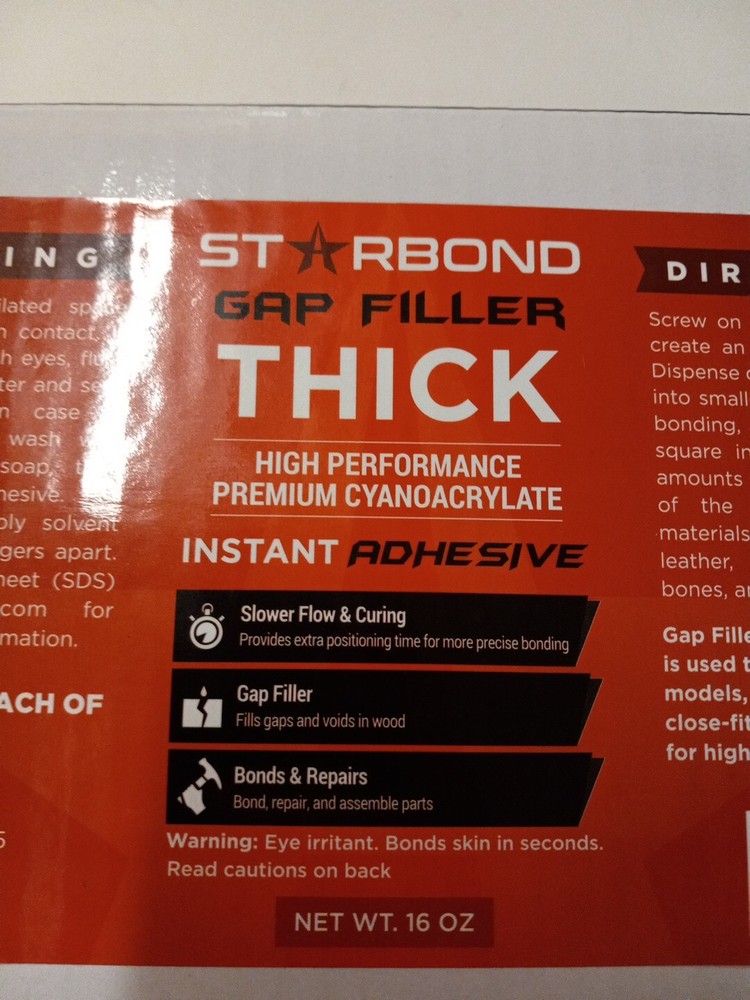 Starbond EM-2000 Thick Premium CA Glue Kit SEE DESCRIPTION