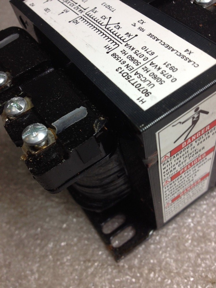 Square D 9070T75D13 Industrial Control Transformer
