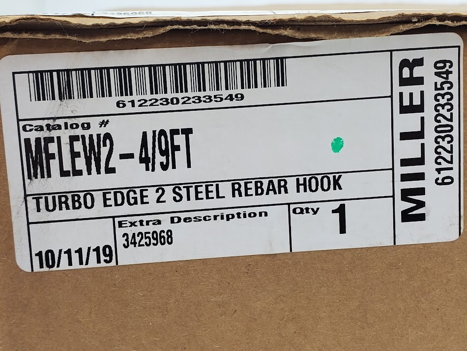 MILLER Fall Protection MFLEW2-4/9FT Smooth Edge Twin Leg Personal Fall Limiter