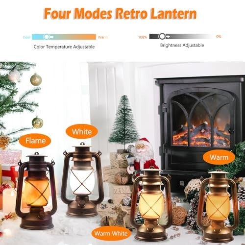 Rechargeable LED Camping Lanterns - Battery Powered, Remote Control, 4 Modes, 2