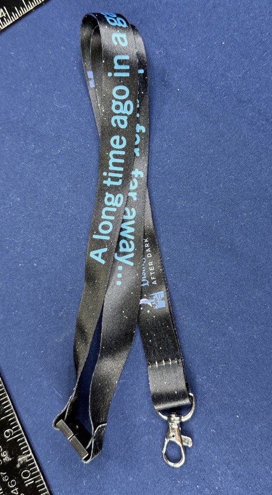 Disneyland Star Wars Nite Lanyard After Dark Event Preowned
