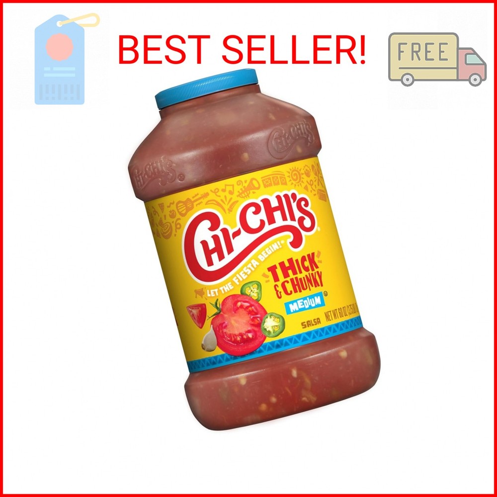 CHI-CHI’S Thick and Chunky Salsa Medium, 60 ounce