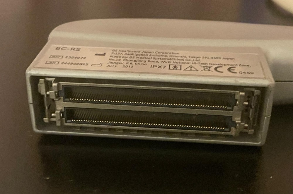 GE 8C-RS ULTRASOUND MICRO CONVEX PROBE.