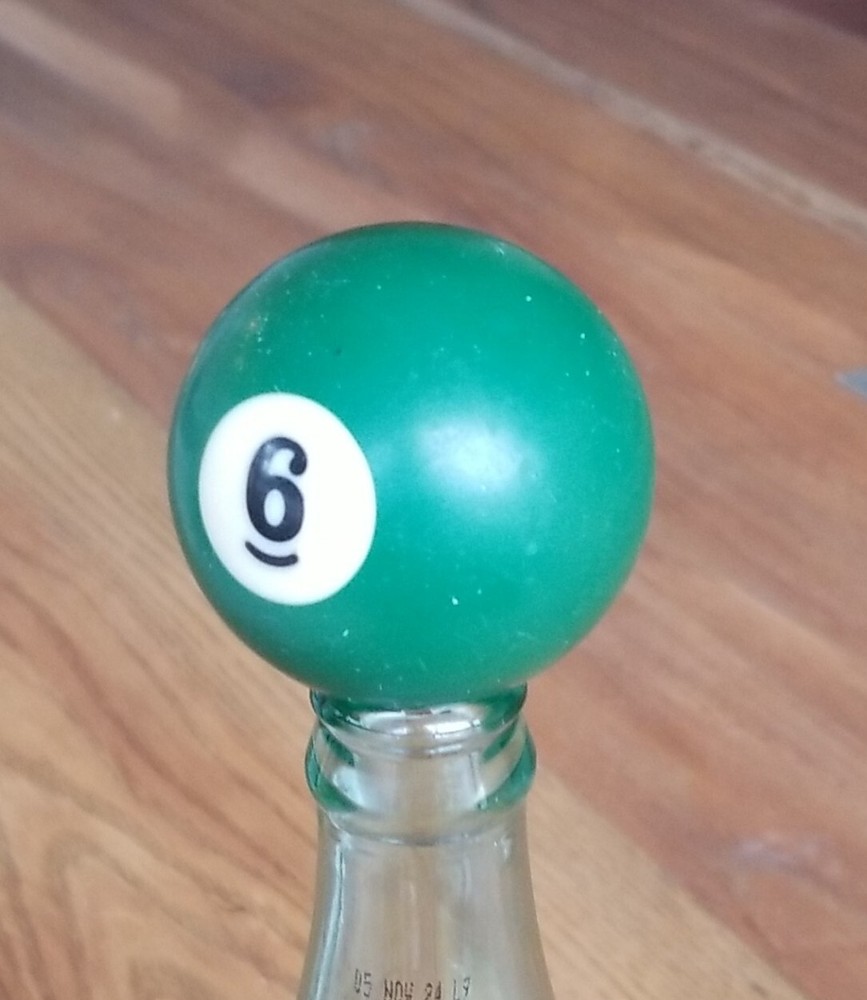 Pool Billiard Ball #6 Solid Vintage Replacement 2 1/4"