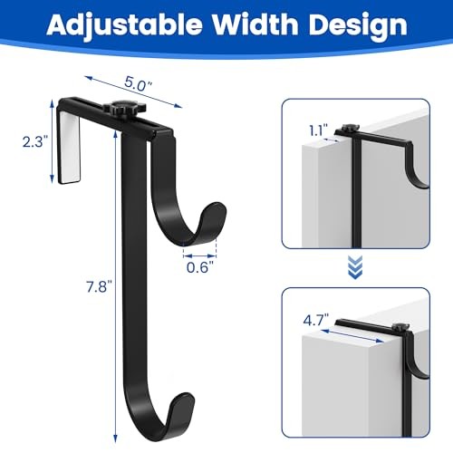 2pcs Double Pool Pole Hooks, Adjustable Thickened Panel Pool Fence Equipment