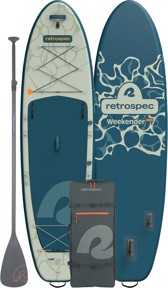 Weekender plus 10' Inflatable Stand up Paddleboard Double Layer PVC Isup Bundle