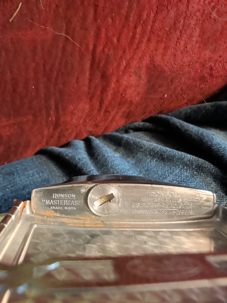 Vintage Ronson Mastercase Cigarette Case Lighter