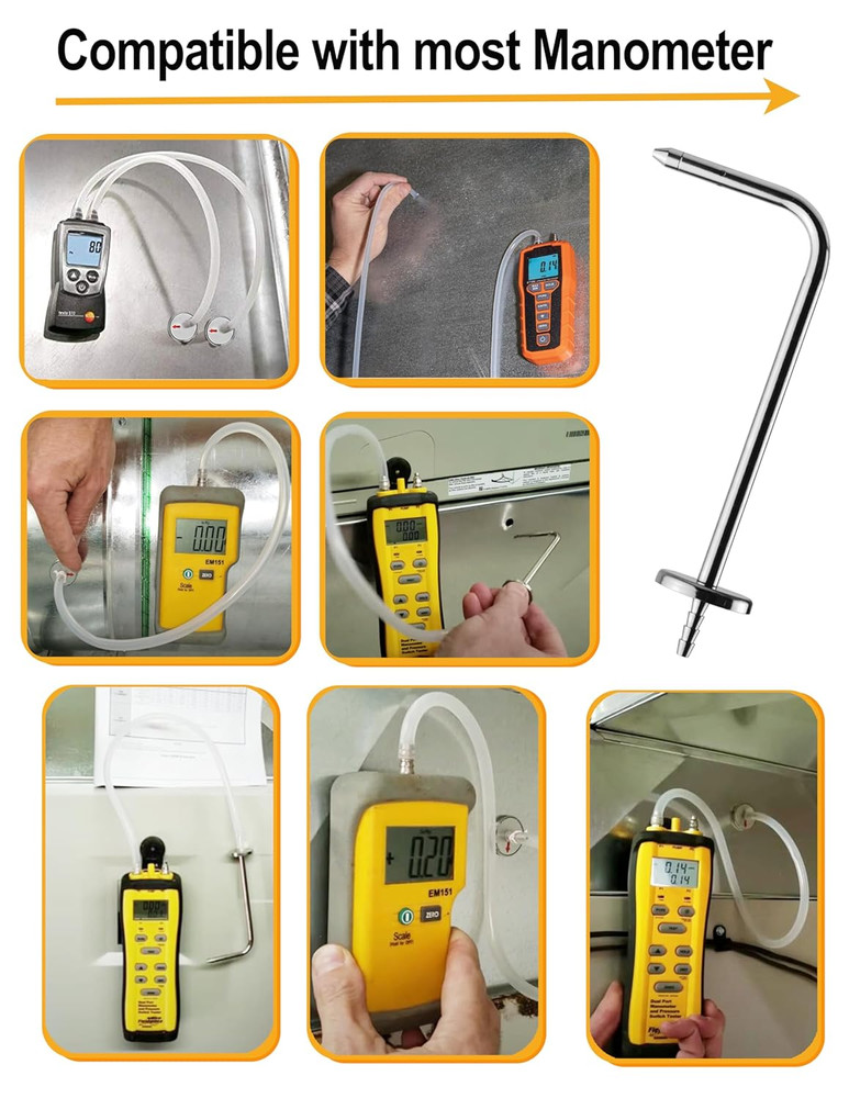 ZIBOO ASP2 Static Pressure Probes (Two-Pack)