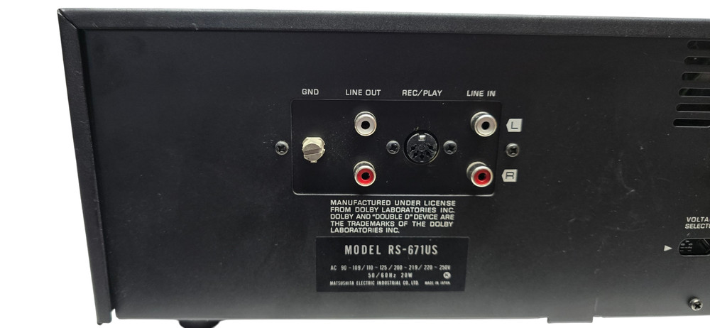 Technics Cassette Deck RS-671US