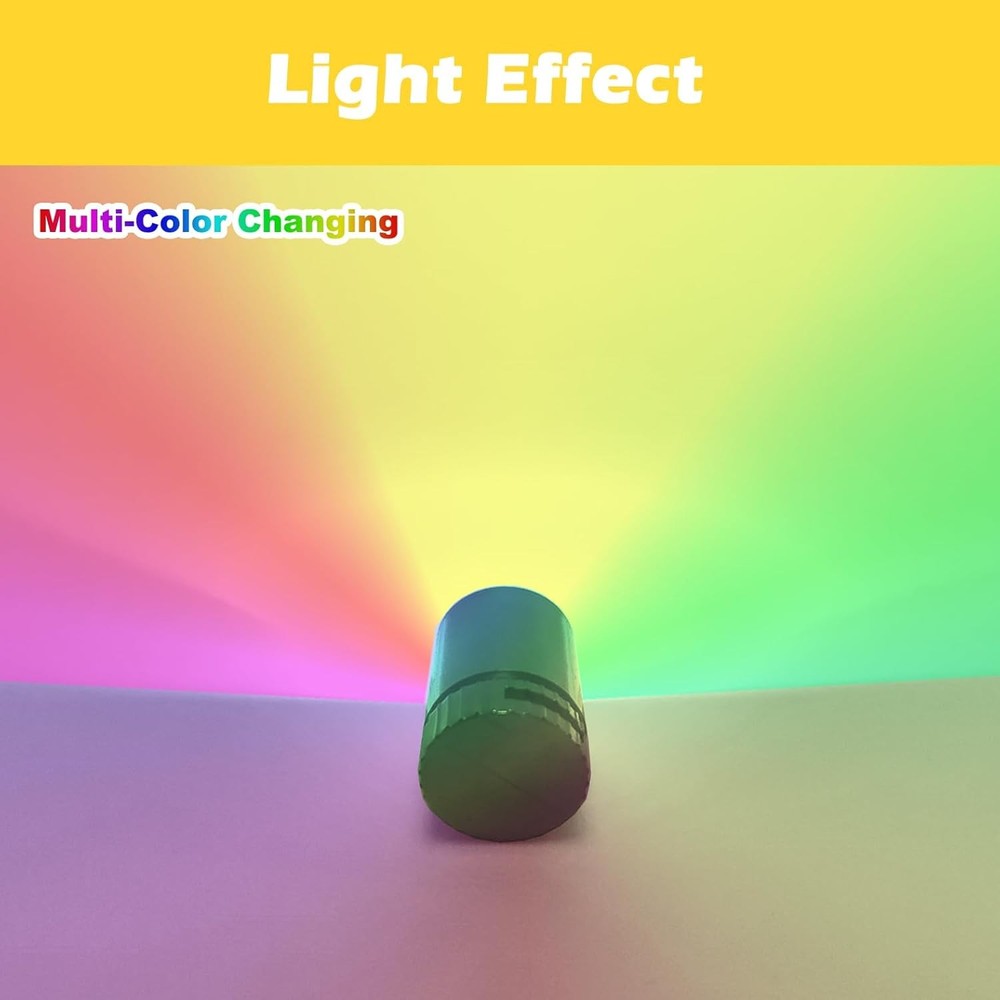 10 Pack Small Spotlight Battery Operated LED Lights, Multi-Color Changing