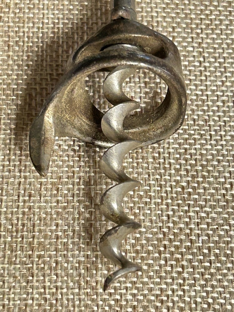 Antique Schlitz Beer Corkscrew Opener Bladed Worm Handle