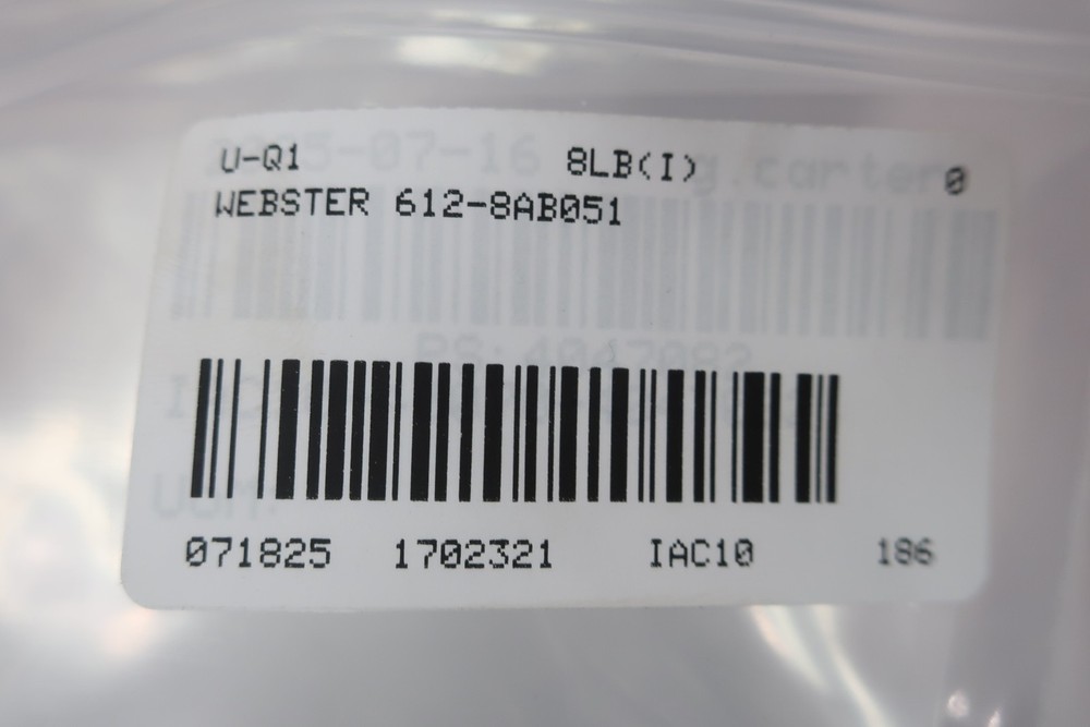 Webster 612-8AB051 Ignition Transformer 120v-ac