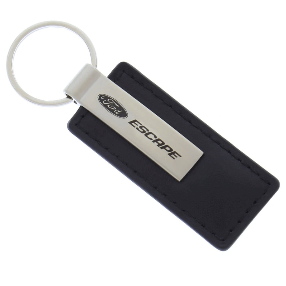 Ford Escape Leather Keychain (Black)