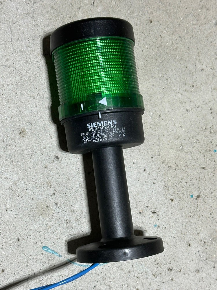 Siemens 8WD4408-OAD Signal Column Green Stack Light W/ Gasket