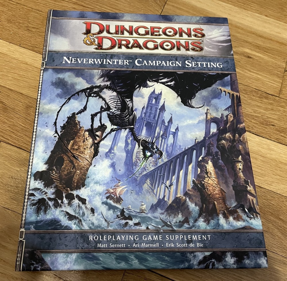 Dungeons & Dragons: Neverwinter Campaign Setting w/map HC 4e Original
