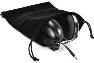 5 Piece Drawstring Headphone Travel Bag