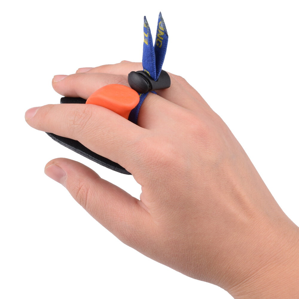 Archery Soft Leather Finger Tab Protector Guard Hunting Practice Left/Right Hand