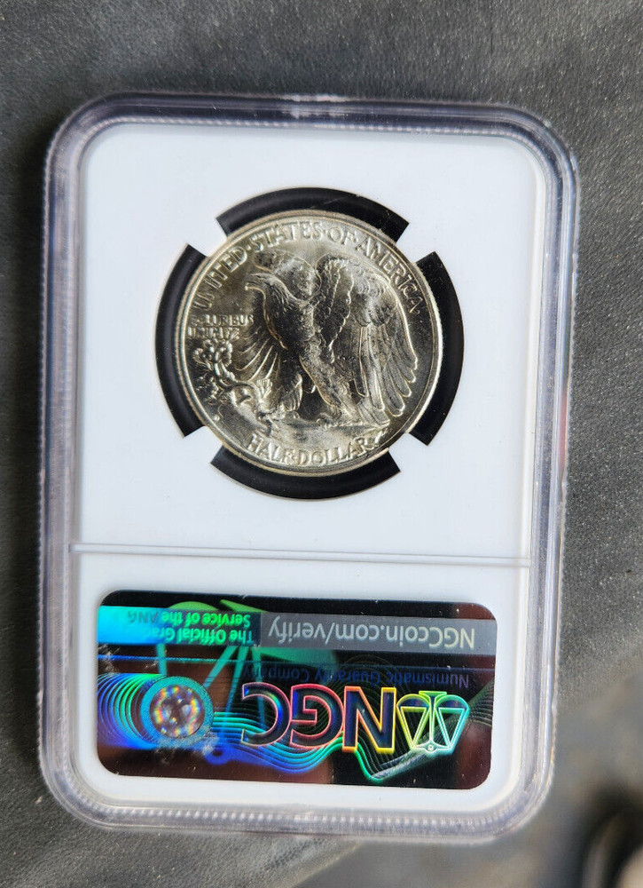1946 d walking liberty half dollar NGC MS 64