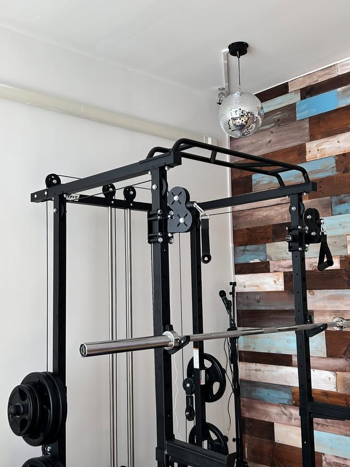 RitFit Squat Rack with LAT PullDown/Cable Crossover (already assembled)
