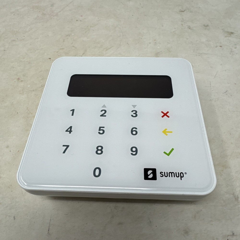 SumUp Plus Card Reader Bluetooth NFC RFID Credit Card Reader UNTESTED POWERS ON