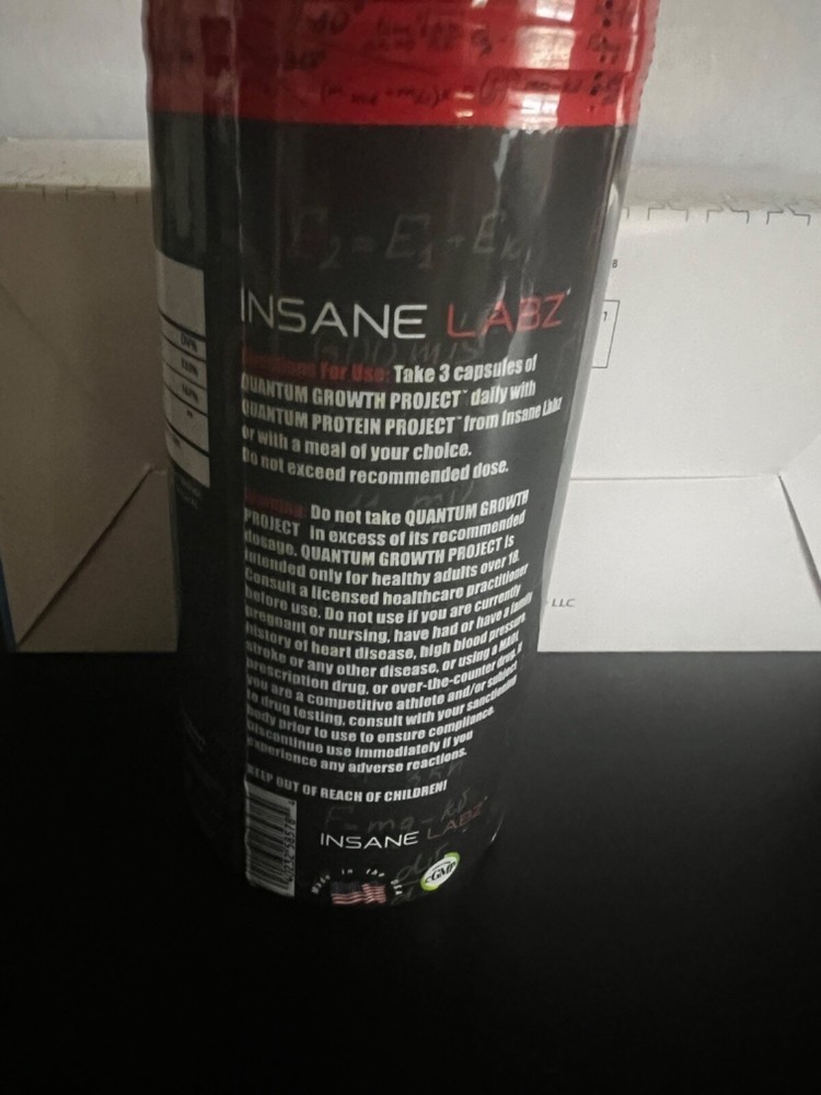 Insane Labz Quantum Growth Test Cell Boost 90 Caps