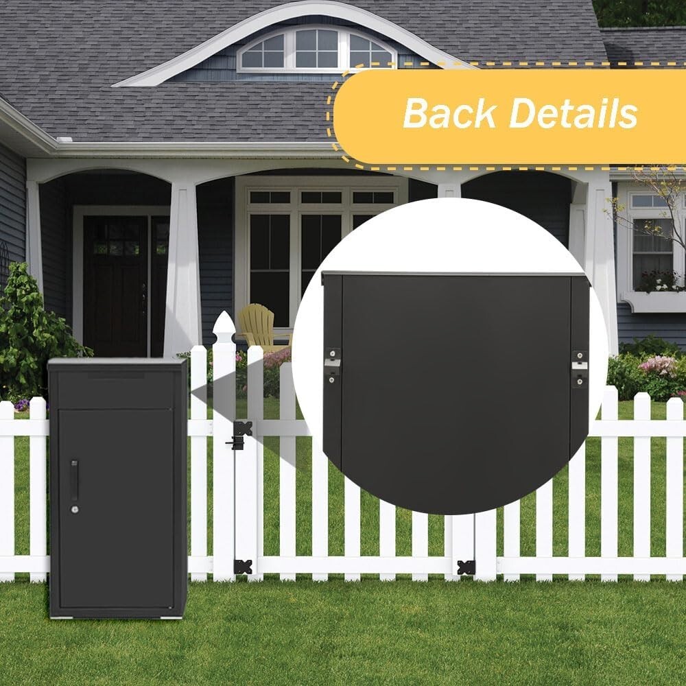 Large Package Delivery Box Storage Parcel Delivery Lockable Home Drop Container